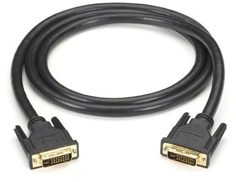 Black Box DVI-I Dual Link Cable 2M Gold Plated DVI-I-DL-002M, 2 m, W126115039 (Plated DVI-I-DL-002M, 2 m, DVI-I, DVI-I, Black, Gold, 1 pc(s))