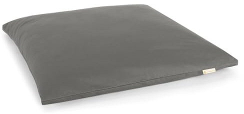 Lotuscrafts® Meditationsmatte, Zabuton Standard, 4cm Dicke, Meditationskissen, Unterlage für entspannte Meditation, Waschbarer Bezug aus 100% Baumwolle, GOTS Zertifiziert