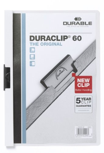 Durable Klemm-Mappe DURACLIP© 60, DIN A4, weiss