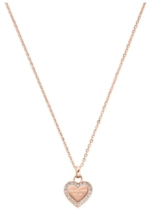 Michael Kors Rosa Halskette und Ohrringe für Damen