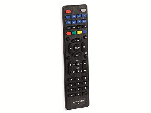 Invero Universal Replacement Remote Control 7 in 1 Programmable Devices - Compatible with Most TV's Audio and Video Systems