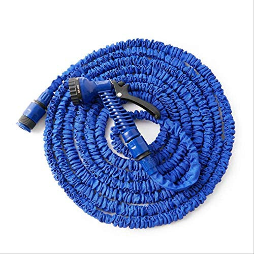 Offre Spéciale 150ft Tuyau D'arrosage Extensible Tuyau d'eau Flexible Magique Tuyaux D'arrosage Tuyau avec Pistolet De Pulvérisation Lavage De Voiture 150ft-Bleu