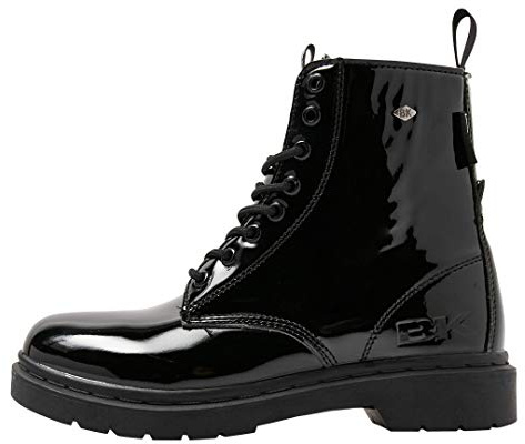British Knights B46-3601-01 Donna Scarpe da Ginnastica, Black glänzend, 39 EU