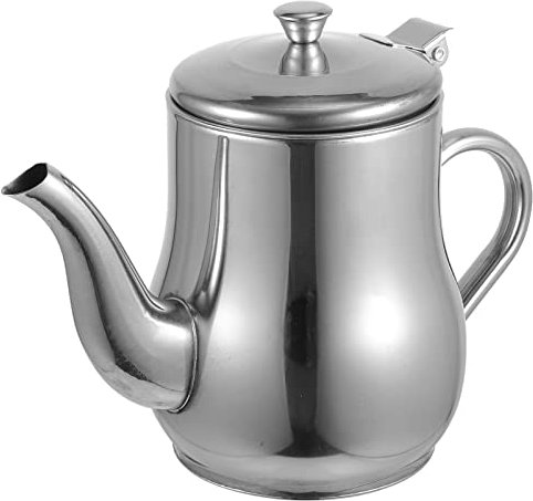 Edelstahl Ölkanne Mit Sieb 24Oz/700Ml - Tropffreier Ausguss, Hitzebeständig, Ideal Für Olivenöl, Essig, Sojasauce, Küche Und Restaurant