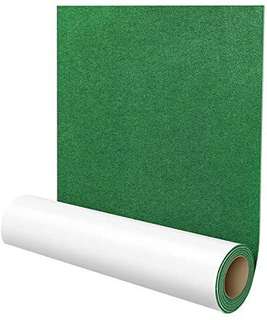Nicfaky Self-Adhesive Felt Gliders,40 x 150 cm,Self-Adhesive Felt Pads, Furniture Gliders, Multi- Adhesive Mat Tape Green
