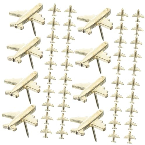 EXCEART 48 STK Reißzwecke Aus Metall Korkplatte Kartenstift Dekorationen Für Korktafeln Süße Anstecknadel Bulletin Reißzwecke Karte Heften Büro Stahlnadel Wandbolzen Dreidimensional