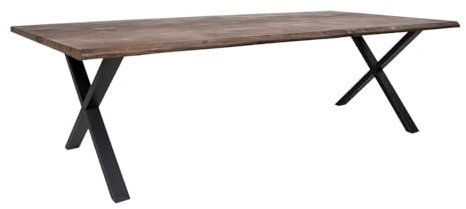 möbelando Esstisch >Toulon< in Natur, Eiche-Massiv - 100x75x300cm (BxHxT)