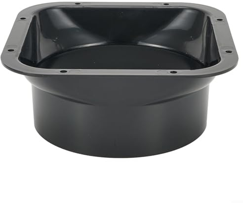 NbgrvB Connettore per condotto, 100-300 mm, flangia quadrata, riduttore per condotto di riduzione, connettore quadrato per condotto per aspiratori, cappa aspirante, ventilazione asciugatrice cappa