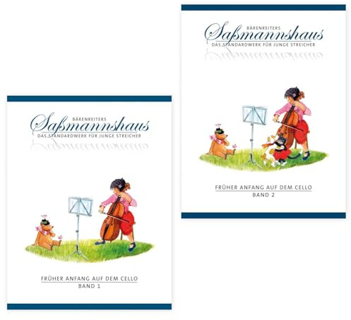 Früher Anfang auf dem Cello Band 1 + 2 | Eine Violoncelloschule für Kinder | Saßmannshaus | BA09691 + BA09692 | Bärenreiter Verlag | ISMN 9790006536542 + 9790006536559 | Soundman Kolophonium