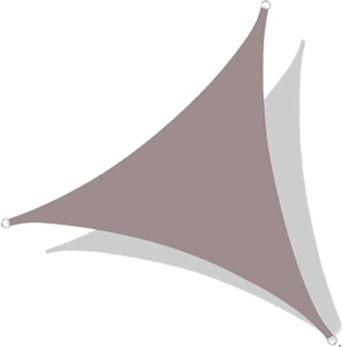 Vela ombreggiante Triangolare 6x6x6 m Impermeabile,Tenda da Sole per Patio Impermeabile,Vela Parasole Esterna Impermeabile,per Balcone Esterno Tetto Giardino