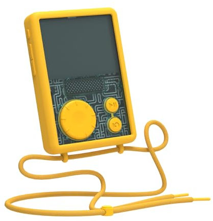 Lunii - FLAM - Coque Anti-Chocs Officielle Jaune pour baladeur Audio interactif FLAM – boîte à Histoires pour Enfant dès 7 Ans - sans BPA