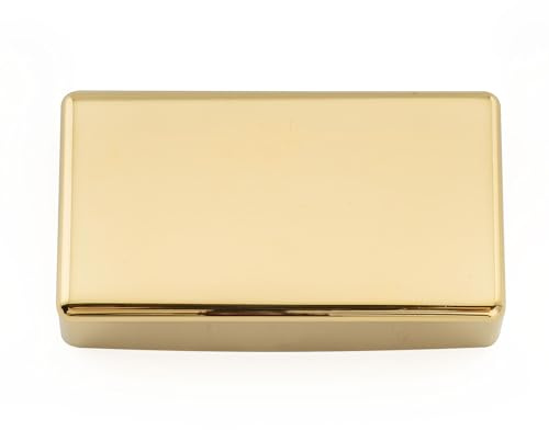 Musiclily Pro Geschlossen Humbucker Kappe Pickup Cover Gold | Neusilber Legierung, für E-Gitarre