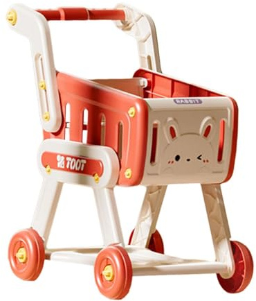 QUXVUIS Bambini interattivi Giochi di finzione Carrello della spesa Giocattoli Carrello del supermercato Set per migliorare il divertimento Esperienze di apprendimento della spesa giocattolo Fai