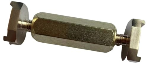 OSALADI Herramienta Metálica que Mejora la Calidad Tonal para Puente de Cello Tornillos Ajustables, Pie Dorado y Protege la Madera para Mantenimiento de Instrumentos