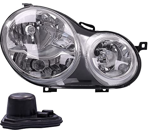 ATEC Germany 1x Phare avant Phare principal droit (côté passager) Compatible avec VW POLO (9N_, 9A_), POLO 4 Stufenheck (9A4, 9A2, 9N2, 9A6)