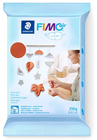 Staedtler FIMO Air Light - Pain pâte à modeler - 250 grammes - Terracotta - 8131-76