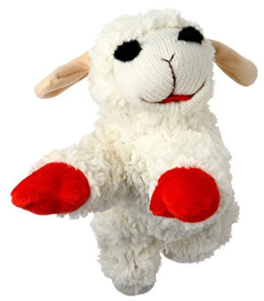 Multi Pet Lamb Chop Dog Toy, 10in [2-Pack], Small, Medium, Large Breeds