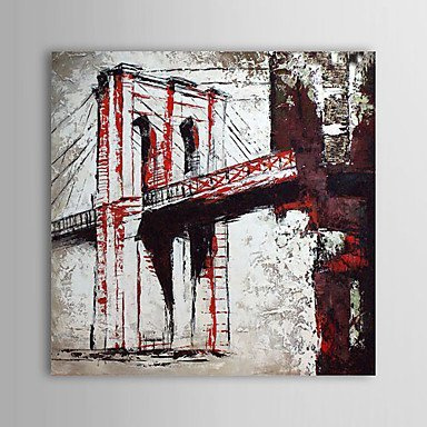 Dipinti a mano olio pittura di paesaggio 1304-LS0286