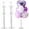 Coriver Soporte para Globos, Soporte Globos de Pie Alto, Soporte Columna Globos con Plástico Base, Estructura para Globos para Boda Cumpleaños Fiesta en el Jardín y Celebración del Gran (2 Sets)