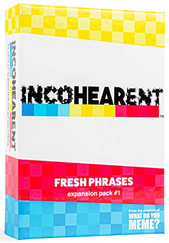 WHAT DO YOU MEME? Incohearent Expansion Pack - Designed to be added to Incohearent Core Game
