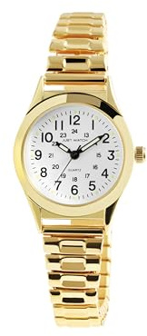 Just Watch Armbanduhr Damen Gold Silber Rosegold | Damenuhr Edelstahl elegant mit Zugarmband | Damenarmbanduhr klassisch analog – Geschenk Frauen Seniorinnen