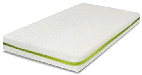 Best For Home Easy Active Matratze | Schlafmatratze | kaltschaummatratze | Ideal als Kindermatratzen | Erhältlich in 4 Farben und 15 Verschiedenen Größen, Leicht Abnehmbarer (Grün, 80x180)