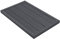 [en.casa] WPC Bodenplatte Nürtingen für Solardusche 101 x 63 x 6 cm Bodenelement für Gartendusche rutschfest Unterlage für Poolleiter Dunkelgrau