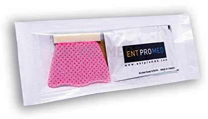 ENTPROMED Thermoplastic External Nasal Splint - a Kit - Pink Color - External Nasal Splint, Post Nasal Surgery, Rhinoplasty, Septoplasty, ENT Product. (Small 36mm x 54mm)