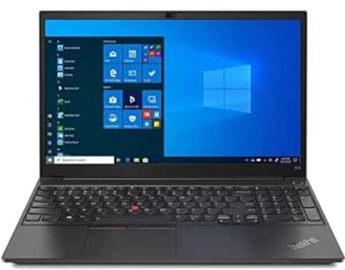 Lenovo ThinkPad E15 Gen 4 Notebook 15,6 Zoll FHD (Intel Core i5-1235U, 8 GB RAM, 256 SSD, Integrated Intel Iris Xe Graphics, Windows 11 Pro 64), Schwarz, spanische QWERTY-Tastatur