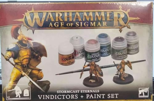 Warhammer AoS - stormcast eternal vindictors + Paint Set