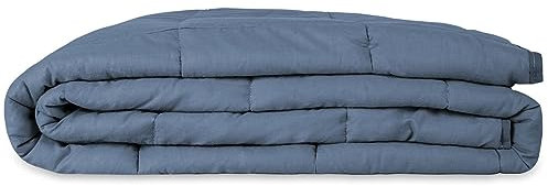 Wrap-Ninja Gewichtsdecke 135x200 11 kg Anti Stress Therapiedecke 100% Baumwolle Decke für Besseren Schlaf Weighted Blanket Schwere Decke Oeko-TEX 100% für Erwachsene