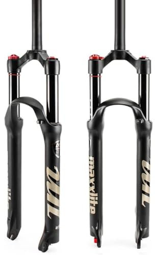 Forcelle per biciclette MTB 26 27,5 29 pollici, lega di alluminio 28,6 mm Regolazione del rimbalzo del tubo dritto 120 mm Sospensione della bicicletta Forcella della bicicletta,Manual lock a,29inch
