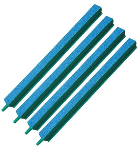 Goldyida 4 Stück Ausströmerstein Aquarium Aquarium Luftstein Luftsteinscheibe Sprudler Luftstein für Aquarium Aquarium Sauerstoffstein Luftblasen Ausströmerstab 30cm für Aquarium