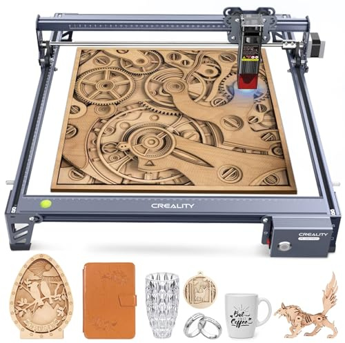 Creality Macchina per incisione laser da 10 W, 415 x 400 mm, incisione laser fai da te, 10000 mm/min, incisione laser per acciaio inox, legno, acrilico, incisione in pelle