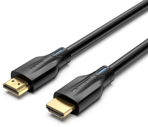 Vention Cable HDMI 8K 48Gbps 2M, Ultra High Speed HDMI 2.1 Cord 4K@120Hz 8K@60Hz eARC HDR 10 HDCP 2.2&2.3 compatible con Roku TV PS5/4 HDTV Xbox Blu-ray