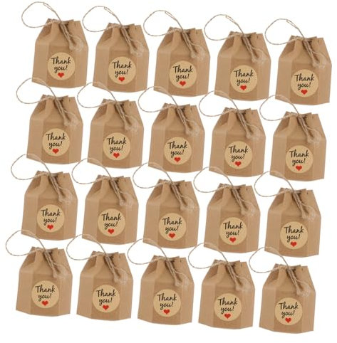 WATIIFUFU 50er-pack Süßigkeitenboxen Mit Band Für Hochzeit Geburtstag Weihnachten Party Gastgeschenke Festliche Papierbehälter