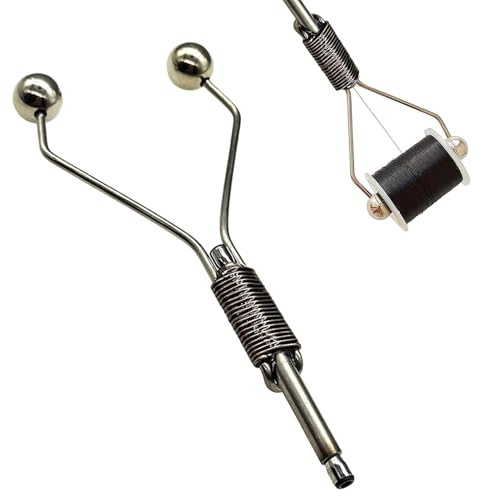 Support de fil de canette pour montage de mouches, canette de pêcheur pour montage de mouches,Outil de support de canette réglable pour attacher les mouches | Père truite attraper bobine outil pêcheur