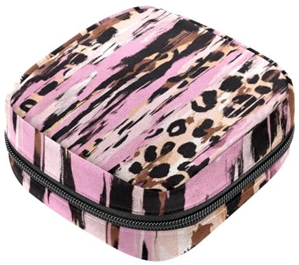 Borsa per il primo ciclo mestruale per donne e ragazze, borsa portaoggetti per assorbenti igienici, borsa portatile per coppette mestruali, borsa imbottita con cerniera