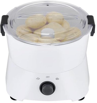 Éplucheur de pommes de terre électrique – Éplucheur automatique de pommes de terre pour un temps d'épluchage rapide de 2 à 4 minutes, convient pour les pommes de terre de 1,76 lbs ou les légumes de