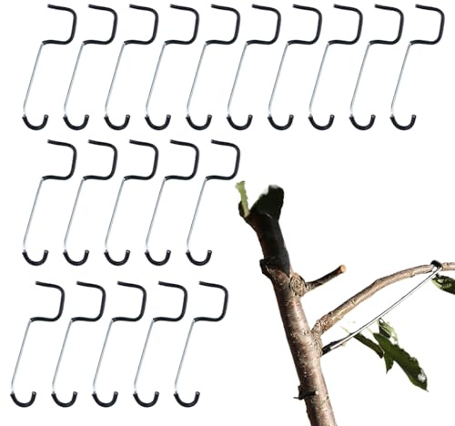 BommFu Lot de 20 écarteurs de branches pour arbres fruitiers - Clips de branches réglables - Multifonctionnels - Pour l'entretien du jardin et des arbustes décoratifs en extérieur