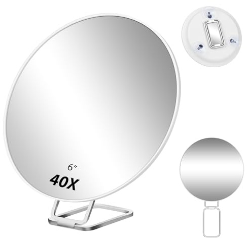 Aevorant Vergrößerungsspiegel mit Ständer – 360° drehbarer Kosmetikspiegel für präzises Make-up und Beauty-Anwendungen. Praktisch für Reise und Home-Beauty