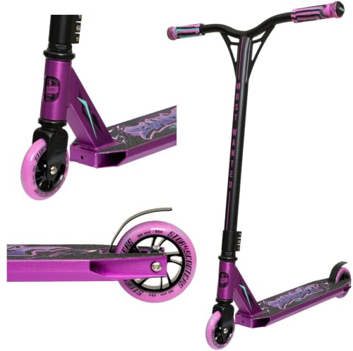 Story Original Stunt Scooter Bandit DOS | Hochleistungs ABEC-9 Lager | Leichter Aluminiumrahmen | 360° Lenker für Freestyle