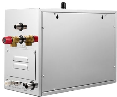 Sauna Steamer, Luxury 15KW Spa Shower Steamer Sauna Steam Bath nerator,steam Automatic Drain for Bathroom