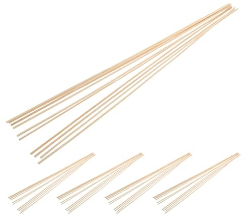 HOMSFOU 50pcs Bamboo Kite Support Sticks Flat Strips 3mm X 2mm X 30cm ’s DIY Kite Making Materials Craft Bamboo Dowels for Frames and Handheld Craft Projects