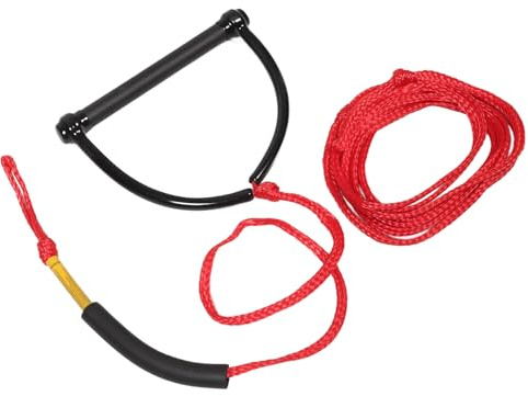 UTHCLO Cuerda de Wakeboard Resistente Mango Portátil para Esquí Acuático, Cuerda de Remolque para Tabla de Rodillas, Deportiva y Duradera para Deportes Acuáticos y Navegación