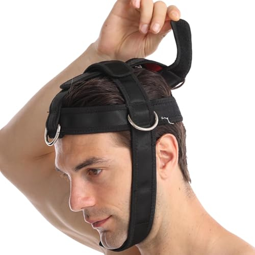 Ejercitador de cuello para entrenamiento de pesas, accesorio de entrenamiento de arnés de cuello