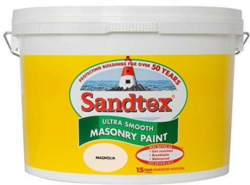 PAINTING Sandtex Smooth Masonry 10L Magnolia