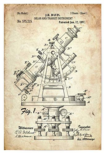 artboxONE Poster 30x20 cm Galaxy Astronomie: Teleskop (Antik) - Bild Astronomie galaxis Kosmos