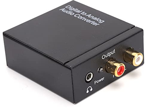 3.5mm HDMI Audio Extractor Converter Adaptador de Audio Optical Toslink Digital Optical Coaxial to Analog L/R Converter para Home Professional Audio Switching(Convertidor)