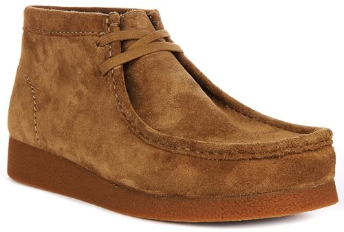 Clarks Originals Herren Wallabee Evo Boot Suede Dark Sand Stiefel 44 EU
